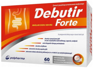 Debutir Forte, zespół jelita drażliwego IBS, 60 kapsułek
