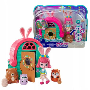 Enchantimals Zestaw Domek Niespodzianka Bree Bunny