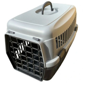 Średni transporter dla kota/psa SZARY 49x33x32