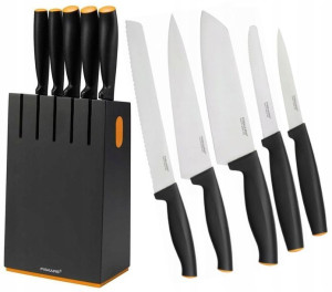 Fiskars Noże W Bloku Functional Form 5 El Czarny