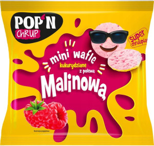 Sante Wafle kukurydziane o smaku maliny 35g
