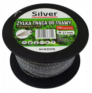 Żyłka Do Kosy 2,7 Mm 100 M Skręcana Wzmocniona