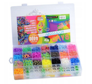 Gumki Do Robienia Bransoletek Zestaw Xxl 4400 Szt