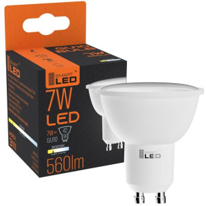 Żarówka GU10 LED 2835 SMD 7W CCD Ciepła Biała