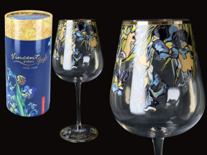 Kieliszek do wina - V. Van Gogh. Irysy (CARMANI)