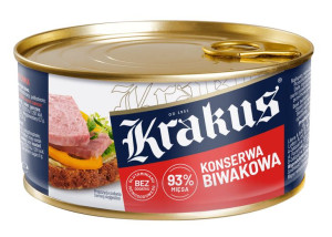 Konserwa mięsna Biwakowa wieprzowa Krakus 300g