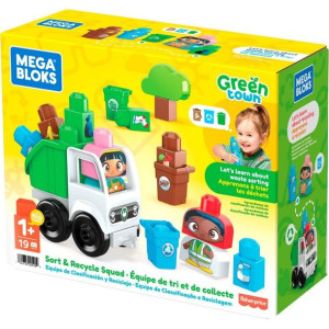 Mattel Hdl06 Mbl Ekośmieciarka Klocki