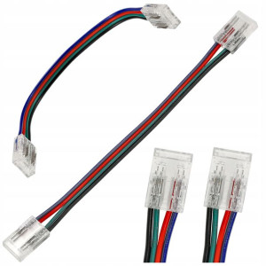 Złączka Szybkozłączka Do Taśm COB RGB 10mm 4 PINY