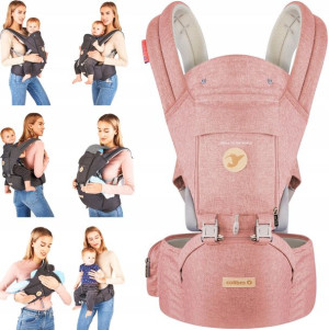 Lekkie Nosidełko 12w1 Biodrowe Colibro Honey Pink