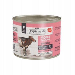 Wiejska Zagroda MONOPROTEINOWA kota WOŁOWINA 200g