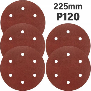 Papier Ścierny 225mm P120 Szlifierki Żyrafy 5 Szt