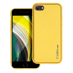 Futerał LEATHER Case skórzany do IPHONE 7 / 8 / SE 2020 / SE 2022 żółty