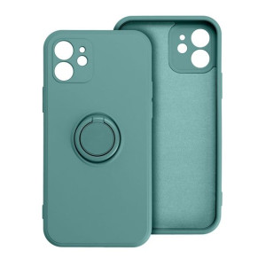 Futerał SILICONE RING do SAMSUNG Galaxy A03S zielony