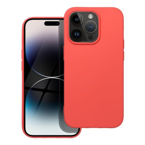 Futerał SILICONE do IPHONE 14 PRO brzoskwiniowy