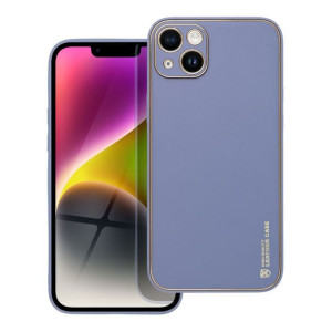 Futerał LEATHER Case skórzany do IPHONE 14 PLUS niebieski
