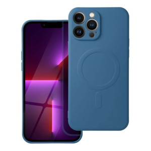 Futerał Silicone Mag Cover do IPHONE 13 PRO MAX niebieski