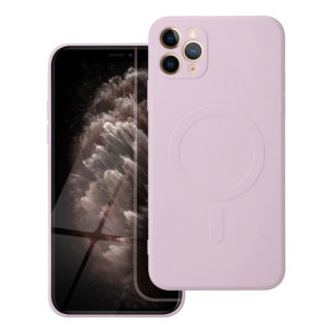 Futerał Silicone Mag Cover do IPHONE 11 PRO MAX różowy
