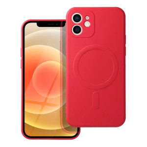 Futerał Silicone Mag Cover do IPHONE 12 MINI czerwony