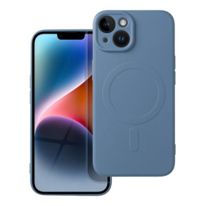 Futerał Silicone Mag Cover do IPHONE 14 niebieski