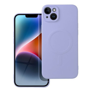 Futerał Silicone Mag Cover do IPHONE 14 PLUS fioletowy