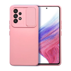 Futerał SLIDE do SAMSUNG A12 jasnoróżowy