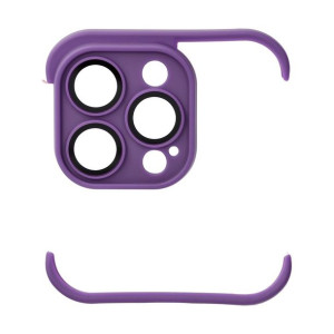 Futerał MINI BUMPERS z ochroną wyspy aparatu do IPHONE 14 PRO fioletowy