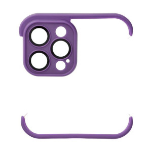 Futerał MINI BUMPERS z ochroną wyspy aparatu do IPHONE 12 PRO MAX fioletowy