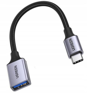 Ugreen Adapter OTG USB-C 3.0 szary 5Gb/s US378