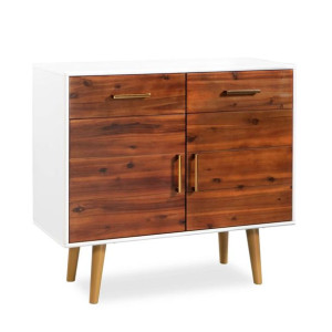 Szafka z drewna akacjowego, 90 x 33,5 x 83 cm