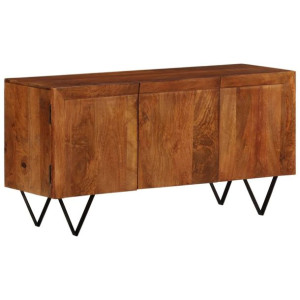 Szafka, 110x35x56 cm, lite drewno mango