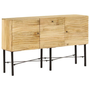 Szafka z litego drewna mango, 118 x 30 x 70 cm