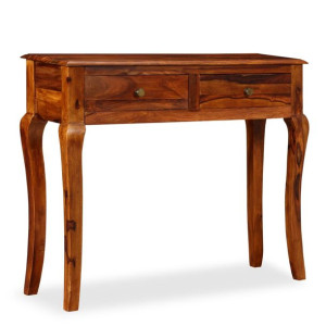 Stolik typu konsola z litego drewna sheesham, 90 x 32 x 76 cm