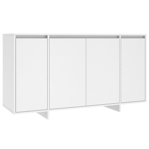 Komoda, biała, 135 x 41 x 75 cm, płyta wiórowa