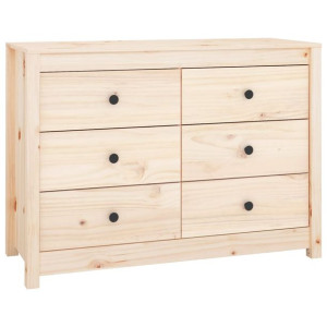 Komoda, 100x40x72 cm, lite drewno sosnowe
