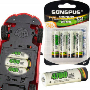 Akumulatorki Akumulator Aa / R6 Ni-mh 4700mah 1,2v