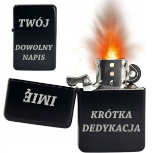 Zapalniczka Benzynowa Z Grawerem Personalizowana