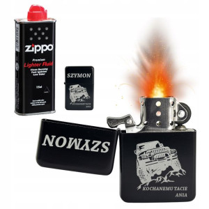 Zapalniczka Benzynowa Z Grawerem Personalizowana
