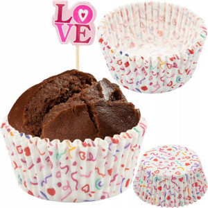 24x Foremki Papierowe Babeczki Muffiny Papilotki
