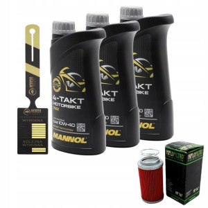 Olej Mannol 7812 Motorbike 4T 10w40 3L HF567 HIFLO