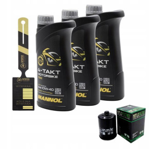 Olej Mannol 7812 Motorbike 4T 10w40 3L HF198 HIFLO