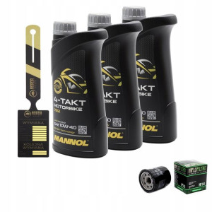 Olej Mannol 7812 Motorbike 4T 10w40 3L HF303 HIFLO
