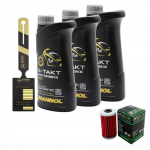 Olej Mannol 7812 Motorbike 4T 10w40 3L HF169 HIFLO