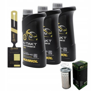 Olej Mannol 7812 Motorbike 4T 10w40 3L HF178 HIFLO