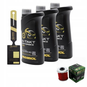 Olej Mannol 7812 Motorbike 4T 10w40 3L HF168 HIFLO