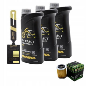 Olej Mannol 7812 Motorbike 4T 10w40 3L HF143 HIFLO