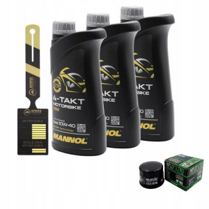 Olej Mannol 7812 Motorbike 4T 10w40 3L HF985 HIFLO