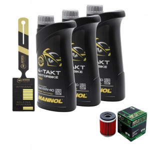 Olej Mannol 7812 Motorbike 4T 10w40 3L HF981 HIFLO