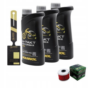 Olej Mannol 7812 Motorbike 4T 10w40 3L HF103 HIFLO