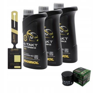 Olej Mannol 7812 Motorbike 4T 10w40 3L HF975 HIFLO