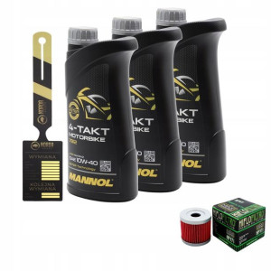 Olej Mannol 7812 Motorbike 4T 10w40 3L HF971 HIFLO